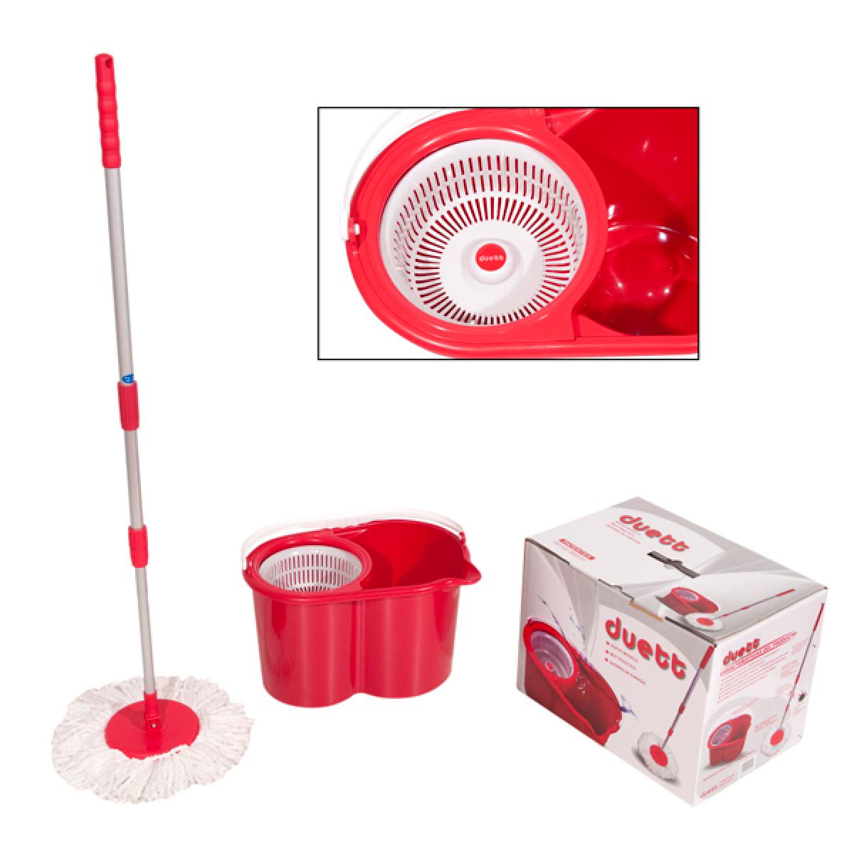 CONJUNTO CUBO+FREGONA DUETT 900RJ ROJO