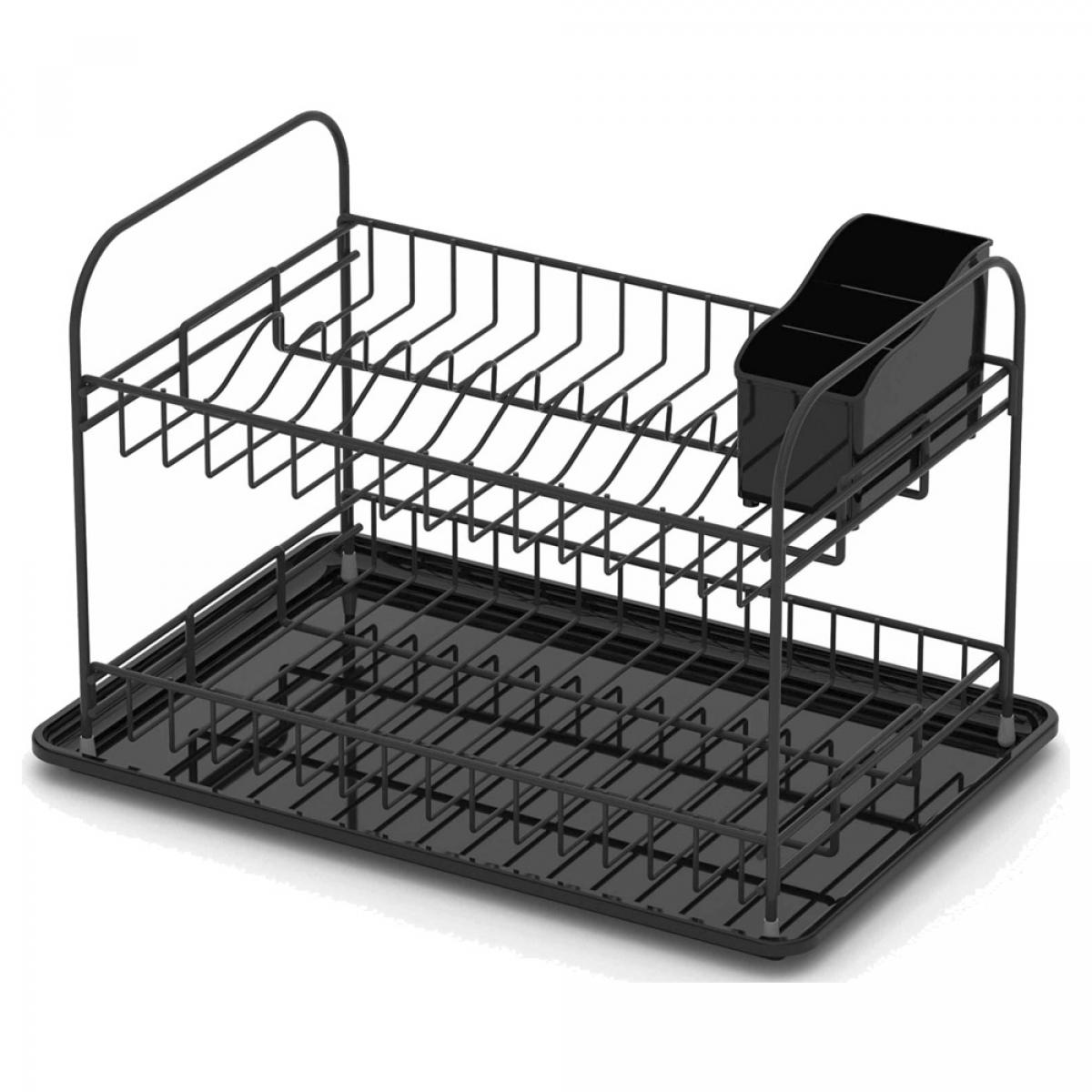 ESCURREPLATOS DUETT 998180 501 NEGRO DOBLE 38x33x32cm