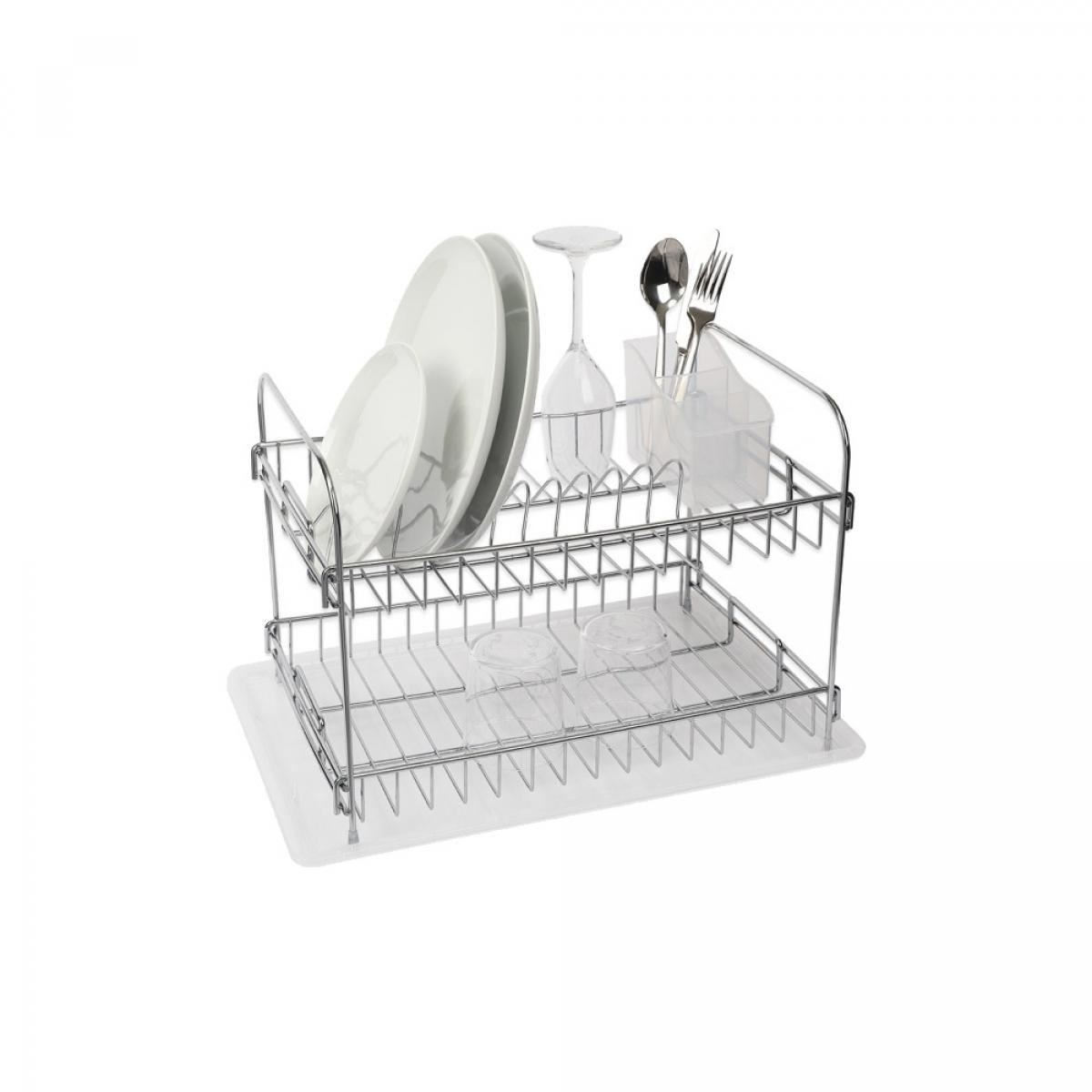 ESCURREPLATOS DUETT KB007 NIQUEL CROMO DOBLE 32X47X31CM