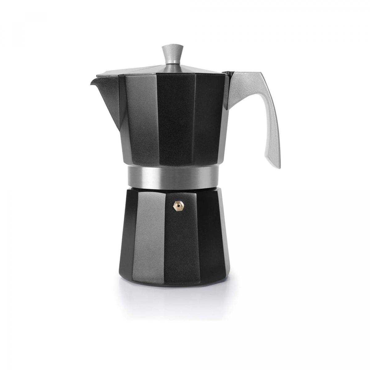 CAFETERA  IBILI 623112 EVVA BLACK 12 TAZAS INDUCCION