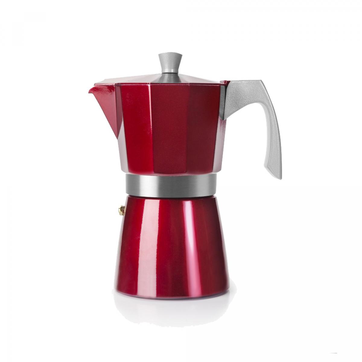 CAFETERA  IBILI 623203 EVVA RED 3 TAZAS INDUCCION