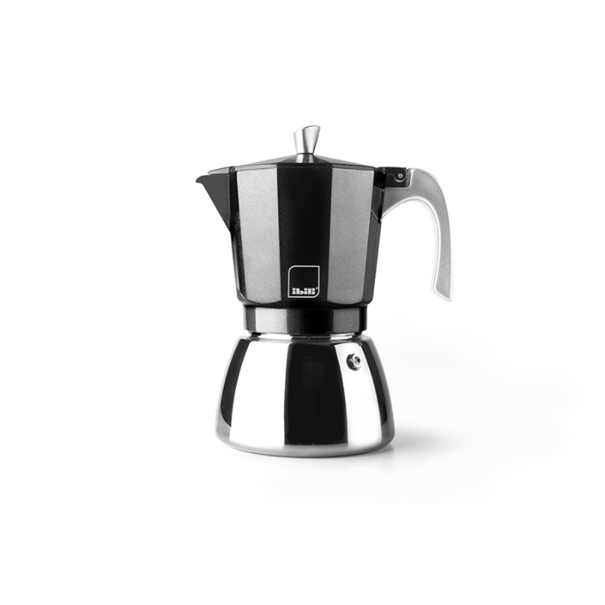 CAFETERA ITALIANA IBILI 629209 ELBA BLACK 9 TAZAS INDUCCION