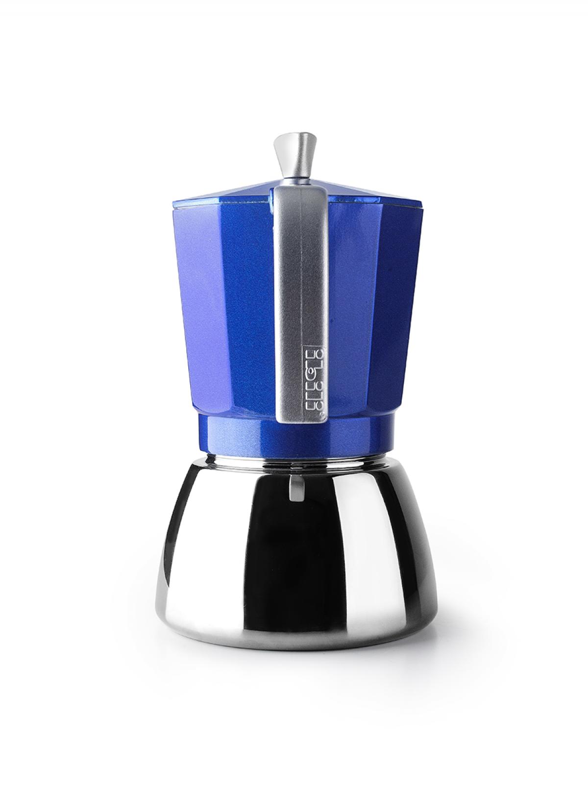 CAFETERA ITALIANA IBILI 629312 ELBA BLUE 12 TAZAS INDUCCION