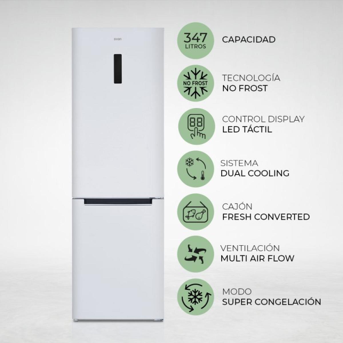 COMBI SVAN SC195601ENFD 193,5X60 NF E DISP 347L BCO