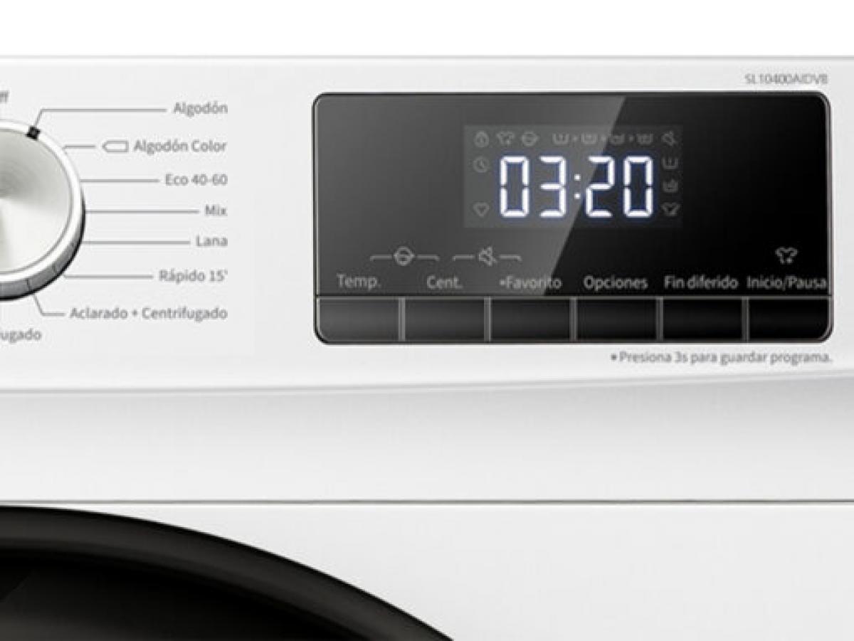 LAVADORA SVAN SL10400AIDVB 10KG 1400RPM A BCA DISP.INVERTER C-VAPOR