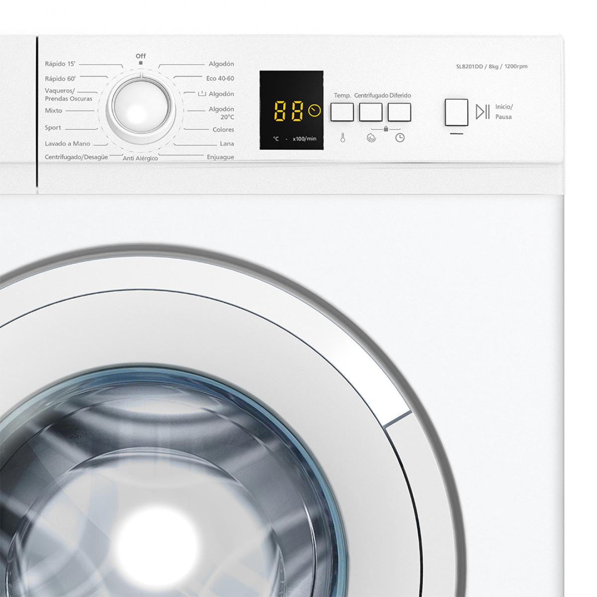 LAVADORA SVAN SL8201DD 8KG 1200RPM D
