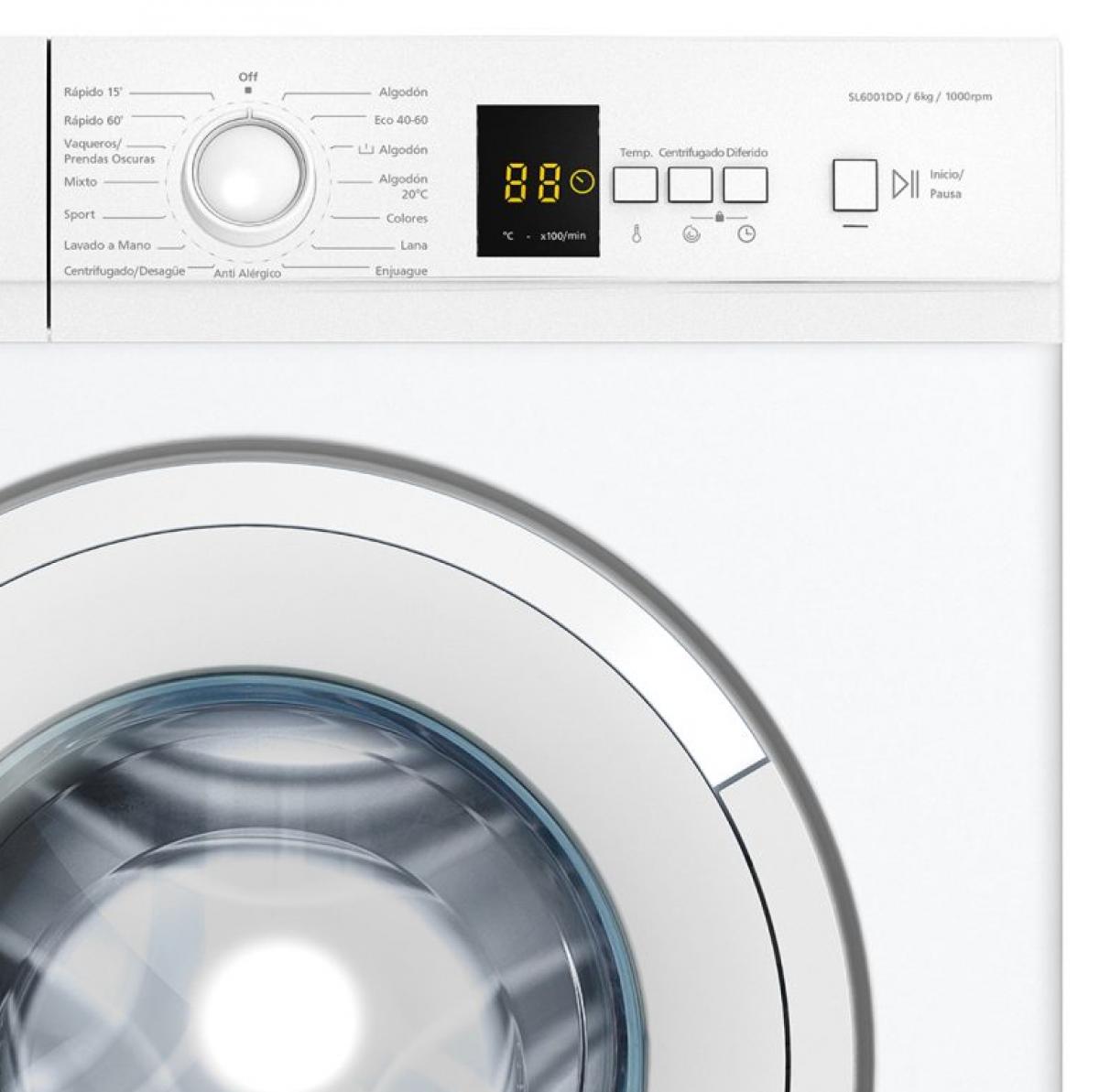 LAVADORA SVAN SL6001DD 6KG 1000RPM D BCO