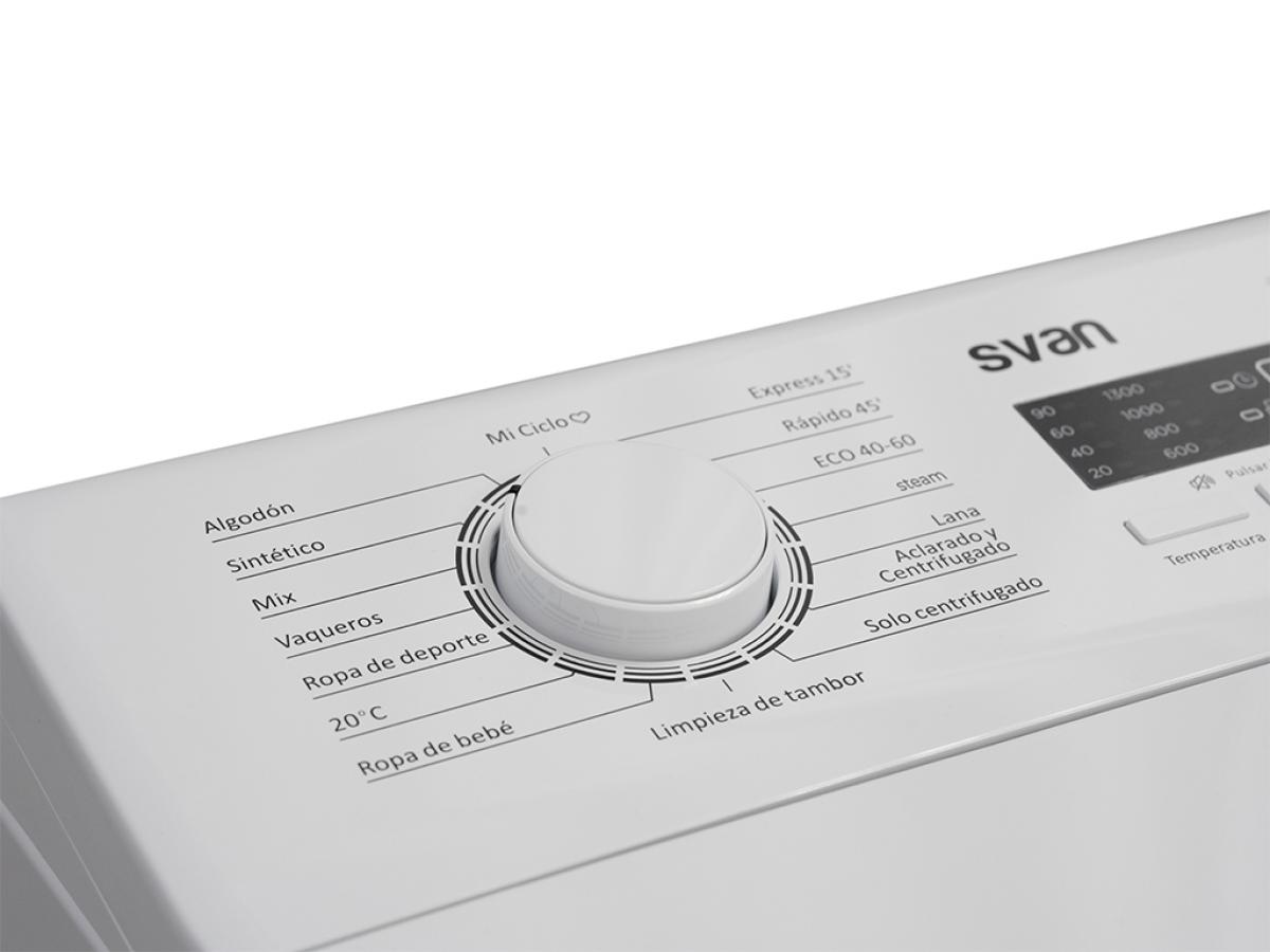 LAVADORA C.SUP. SVAN SLCS8301AI 8KG 1300RPM A C-VAPOR BCO