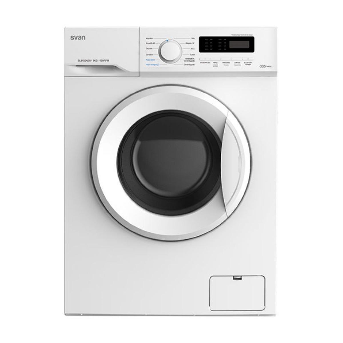 LAVADORA SVAN SL8402AIDV 8KG 1400RPM A C-VAPOR INV. BCA