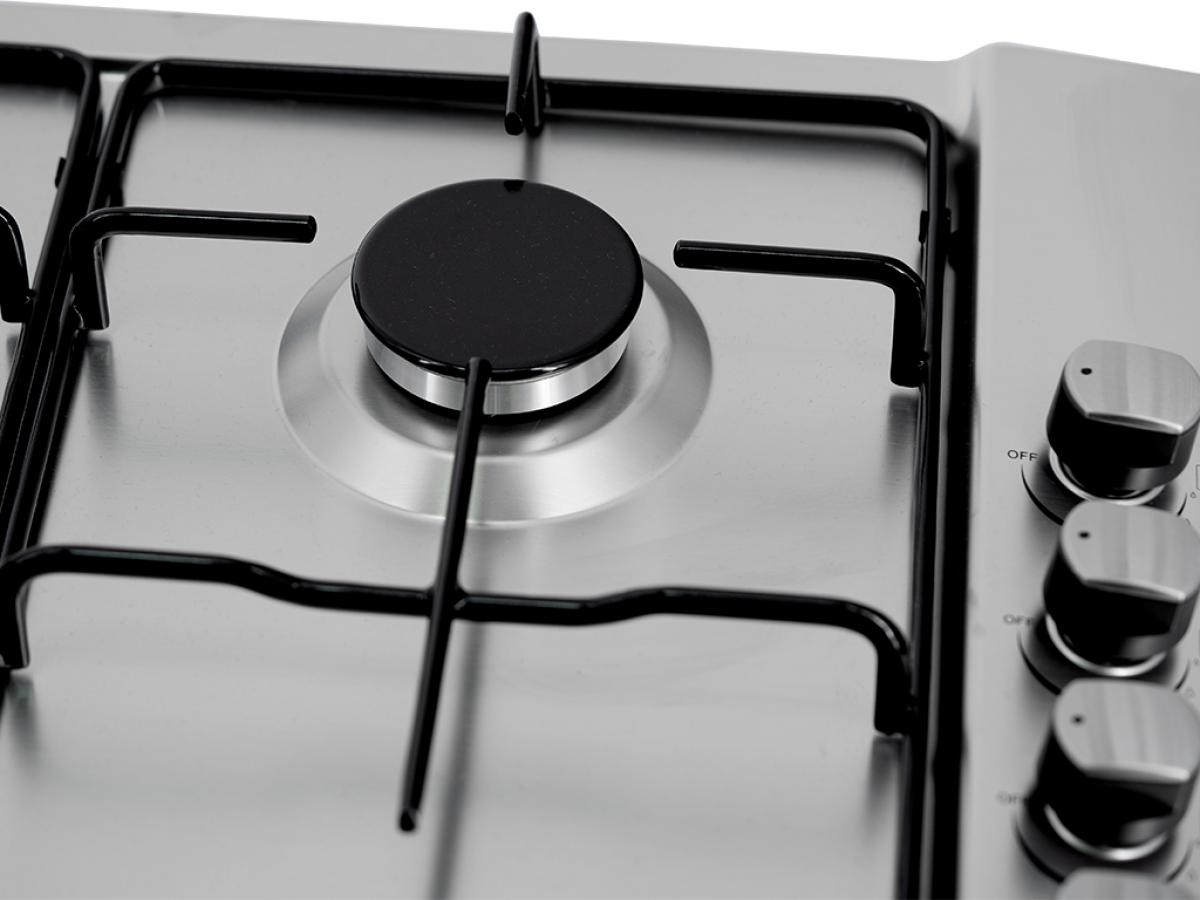 PLACA GAS SVAN SVE4B3 4F INOX