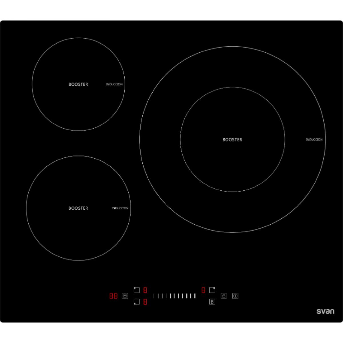 INDUCCION SVAN SI3600S 3F 7600W Z.32CM D.CORONA
