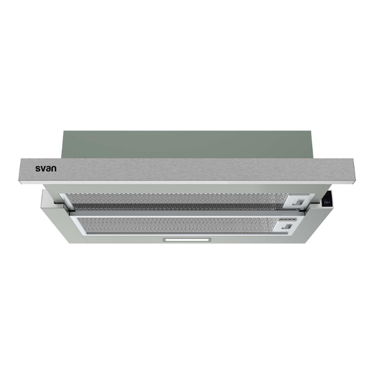 CAMPANA TELESCOPICA SVAN SCPE601CX 60CM INOX 450m-h