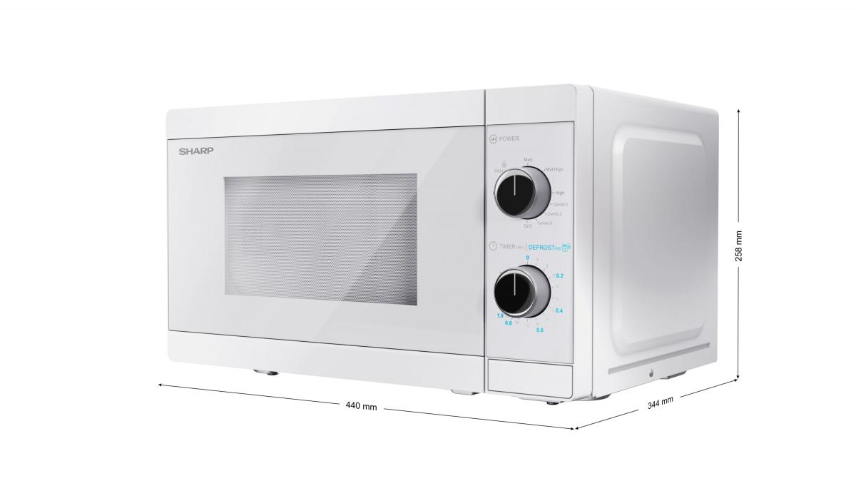 MICROONDAS LIBRE INST.SHARP YC-MG01E-C 20L C-GRILL BCO.
