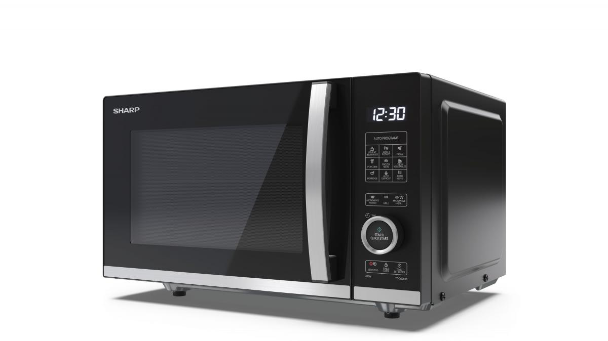 MICROONDAS LIBRE INST. SHARP YC-QG204AE-B SIN PLATO C-GRILL 20L