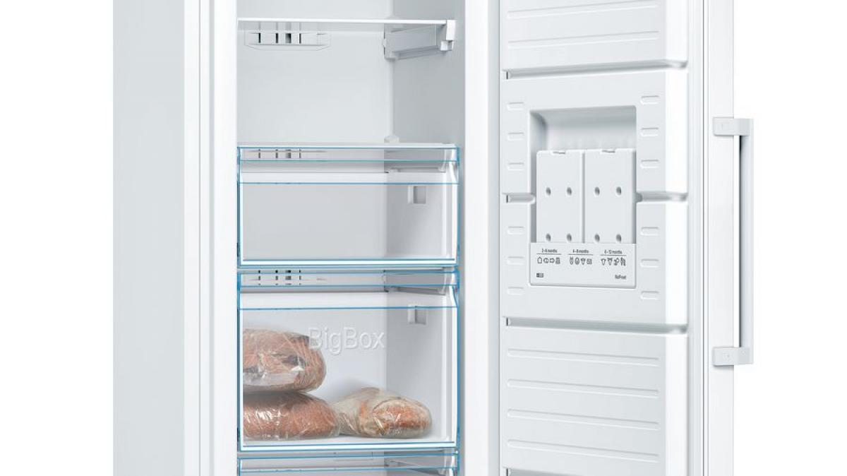 CONGELADOR VERTICAL BOSCH GSN36VWEP 186X60 NF E BCO 242L