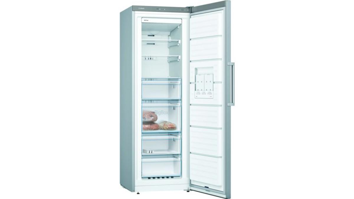 CONGELADOR VERTICAL BOSCH GSN33VLEP 176X60 NF E INOX 225L