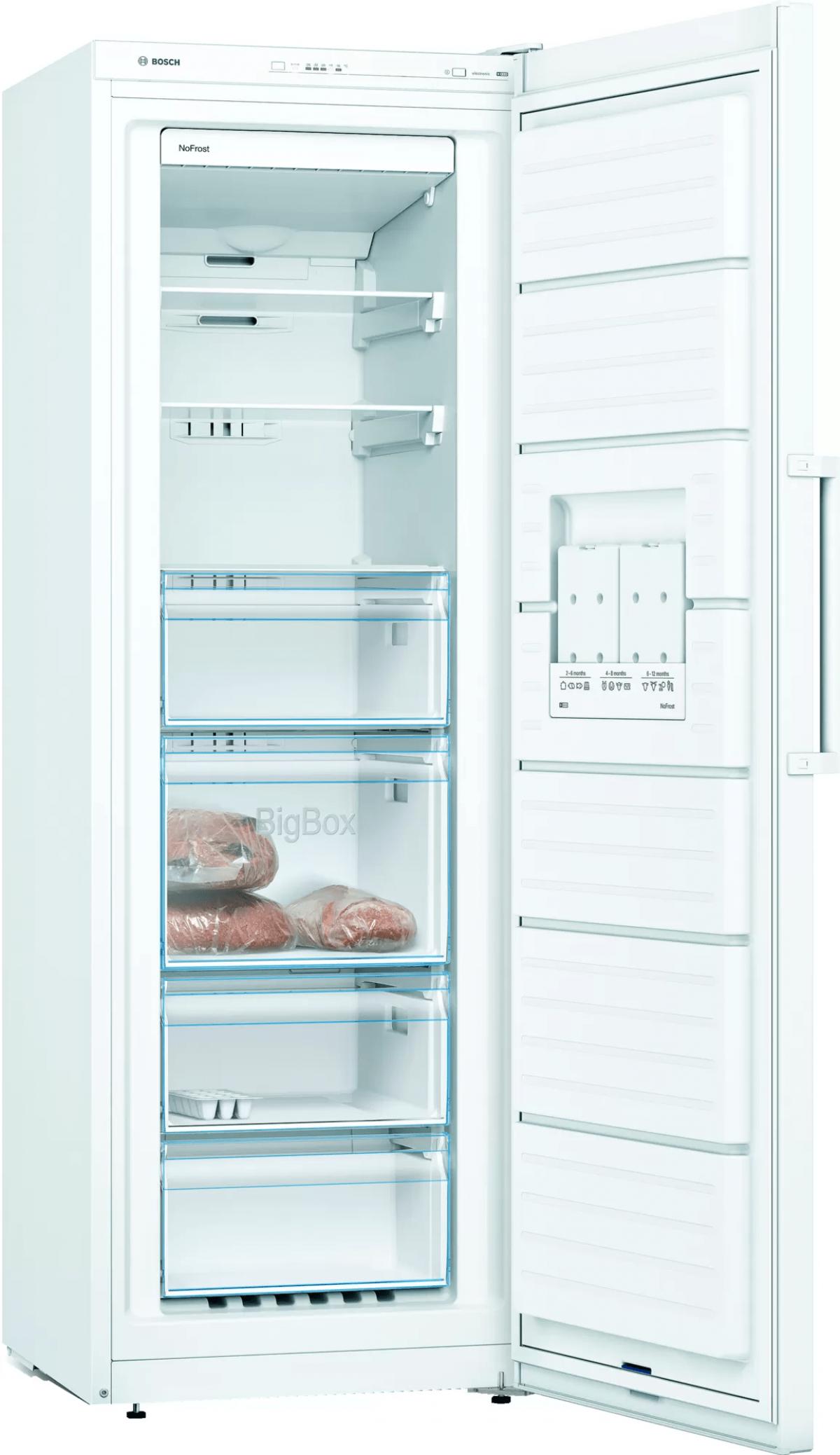 CONGELADOR VERTICAL BOSCH GSN33VWEP 176X60 NF E BCO 225L