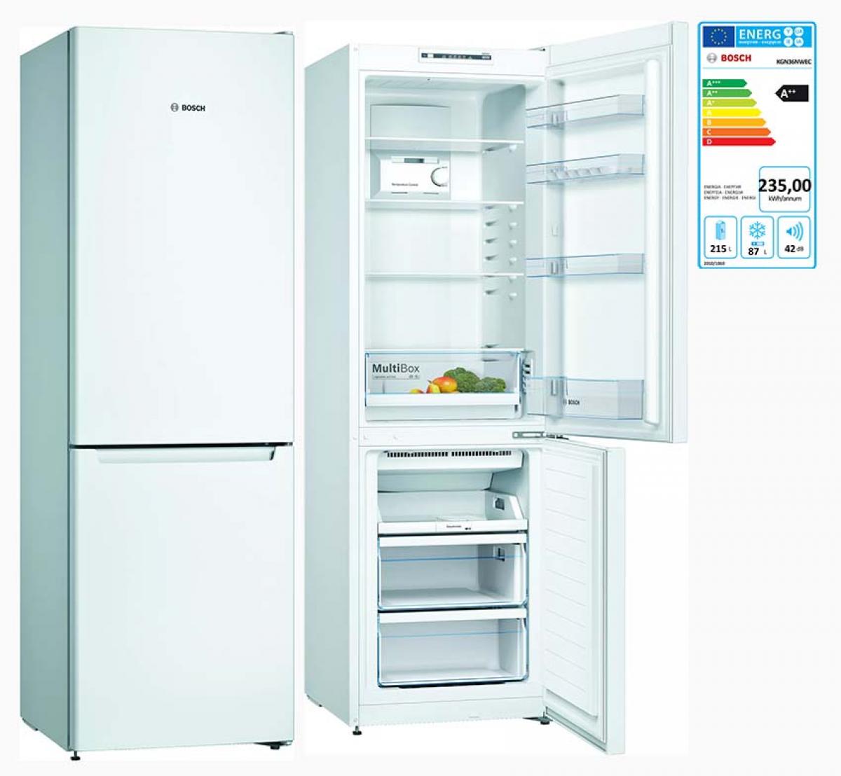 COMBI BOSCH KGN36NWEC 186X60 NF E 305L BCO