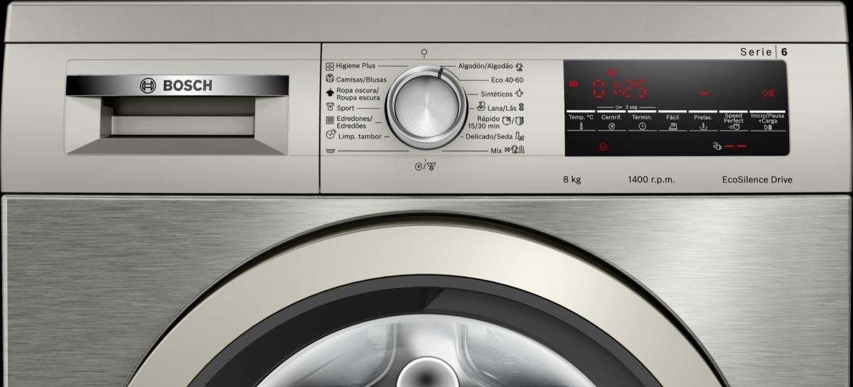 LAVADORA BOSCH WUU28T8XES 8KG 1400RPM A INOX
