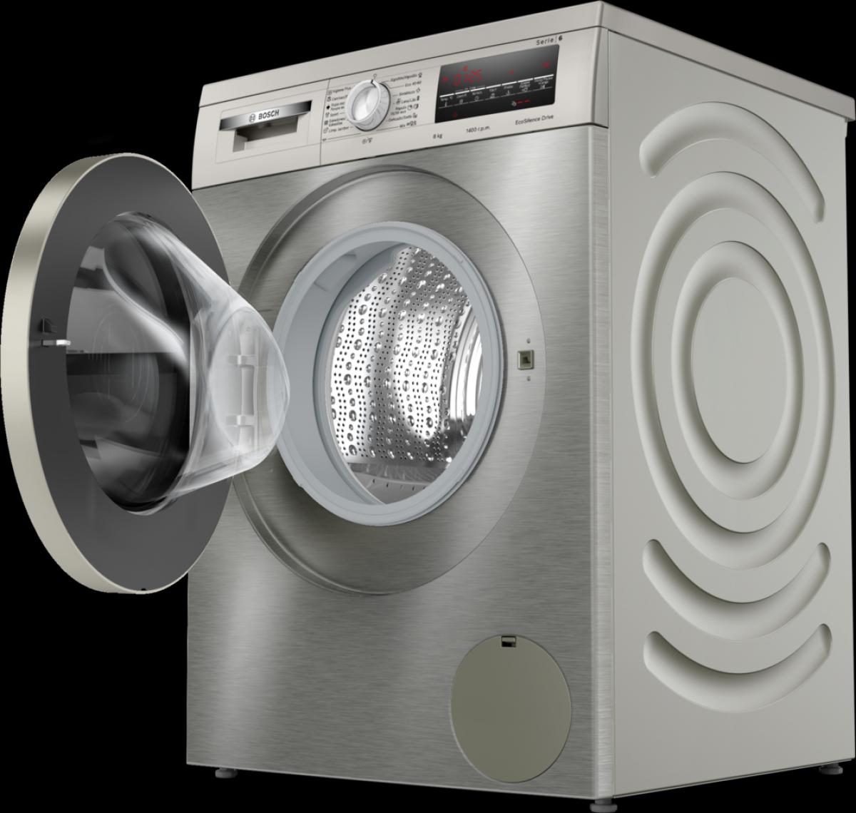 LAVADORA BOSCH WUU28T8XES 8KG 1400RPM A INOX