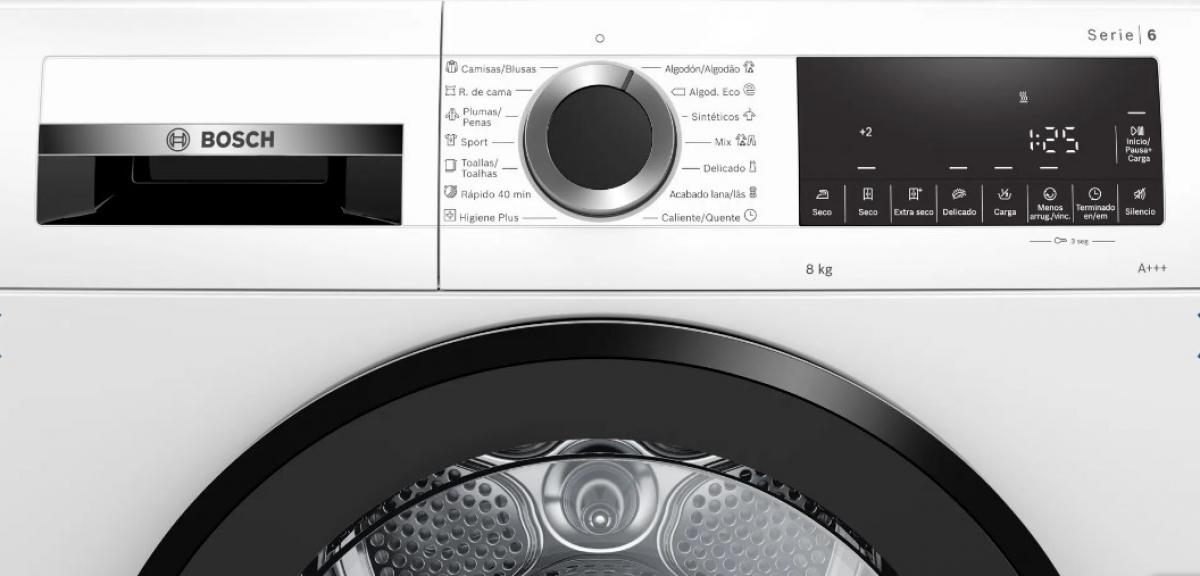 SECADORA BOMBA CALOR BOSCH WQG233D0ES 8KG A+++ BCA
