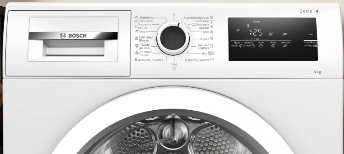 SECADORA BOMBA CALOR BOSCH WTR85V92ES 8KG A++ BCO