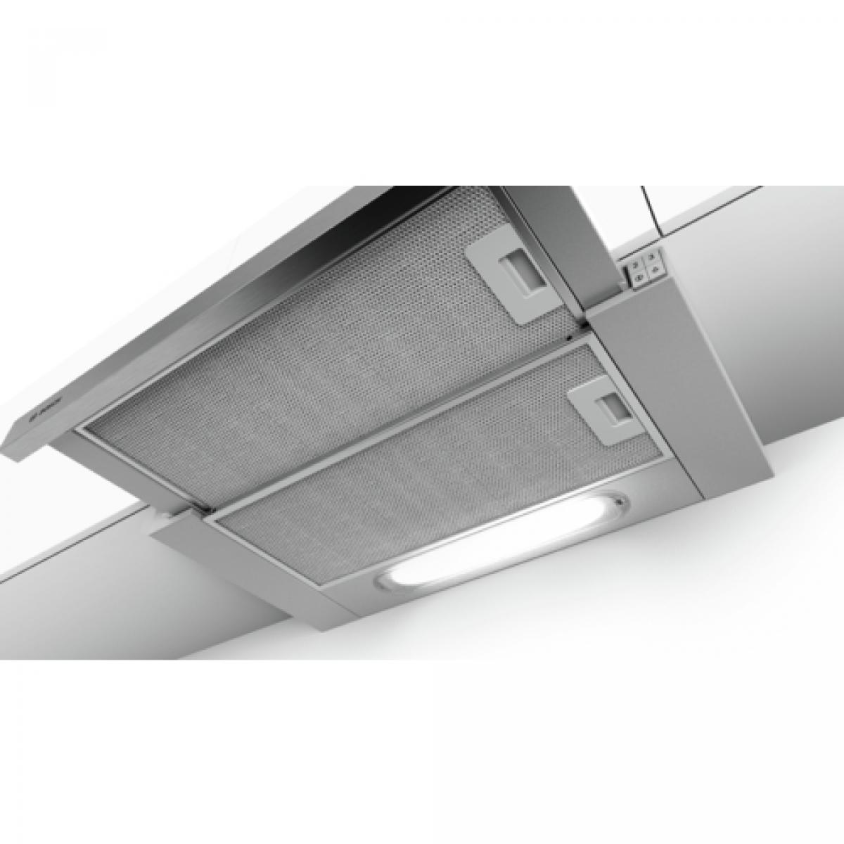 CAMPANA TELESC. BOSCH DFT63AC50 60CM D PLATA 368M3-H