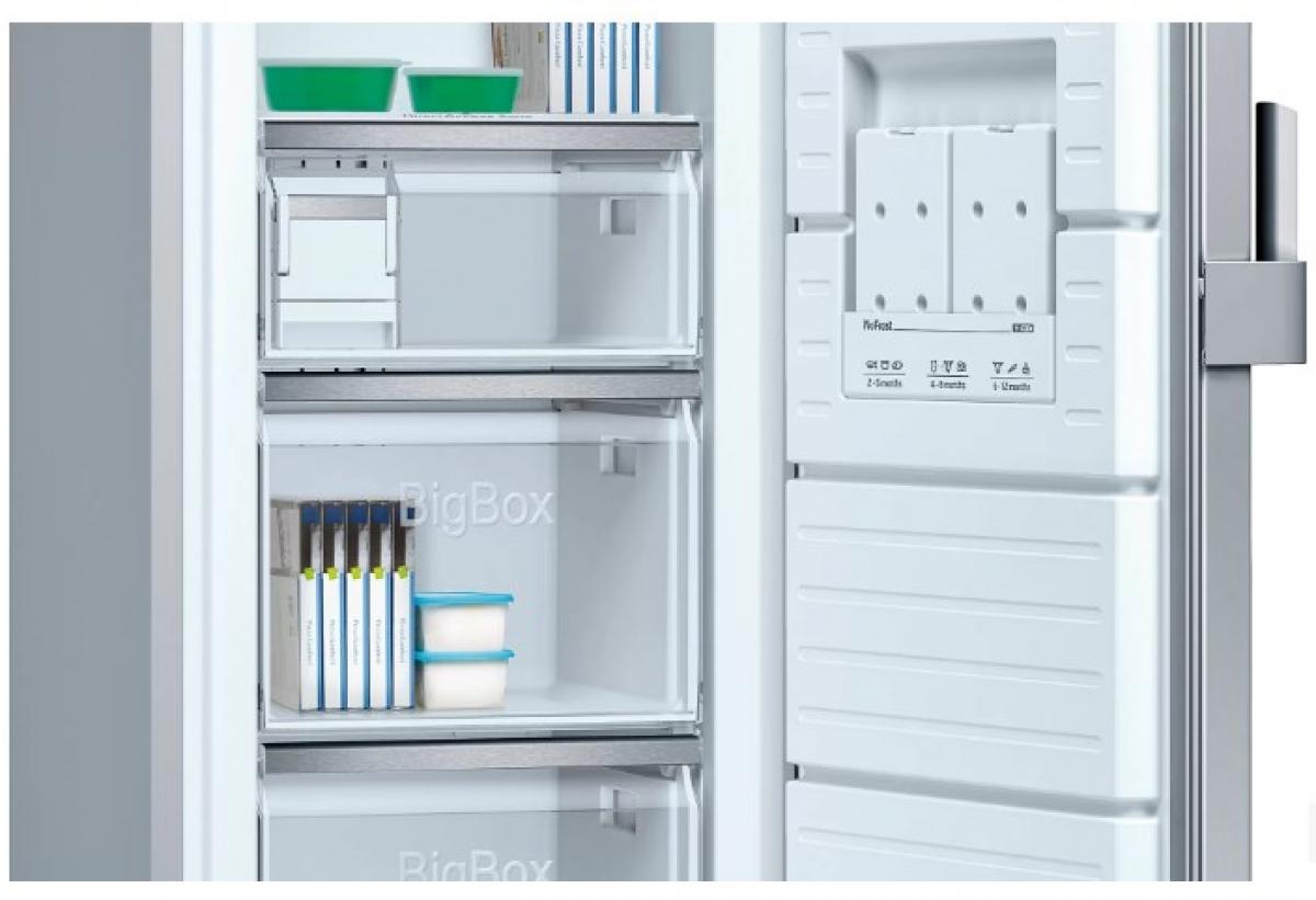 CONGELADOR VERTICAL BALAY 3GFE568XE 186X60 NF E CAJON CUBITOS 242L INOX