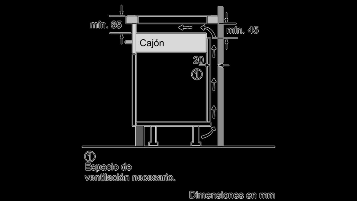 INDUCCION BALAY 3EB965LR 3F Z.28CM BISEL 7400W 60CM NGO