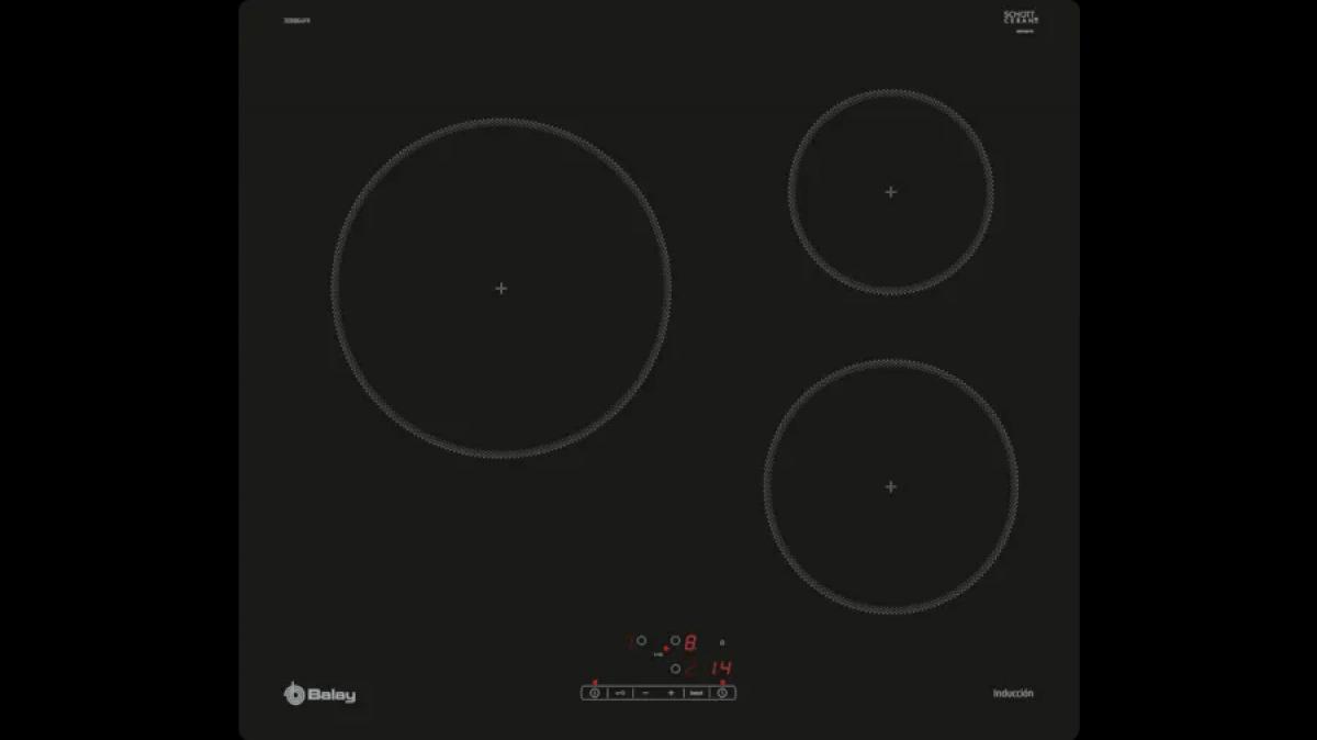 INDUCCION BALAY 3EB864FR 3F. Z.24CM BISEL 4600W 60CM NGA