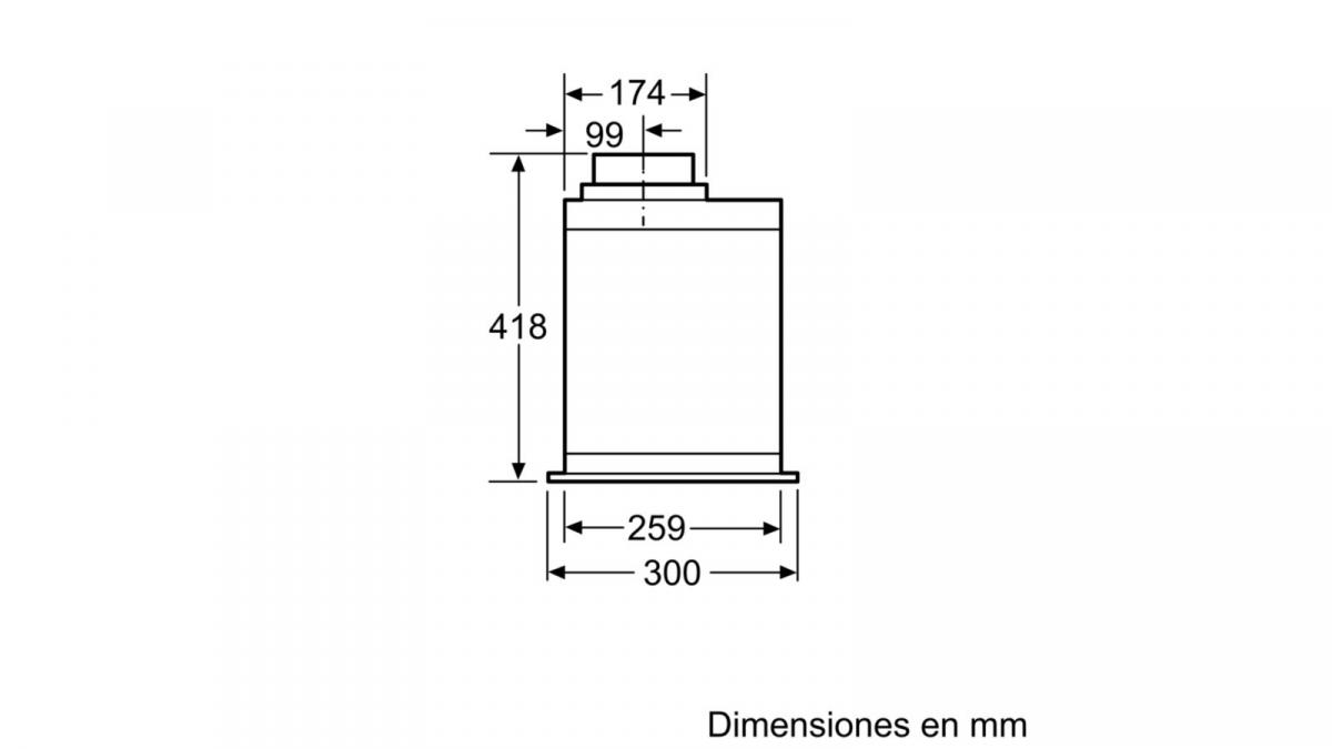 GRUPO FILTRANTE BALAY 3BF267EX 52CM INOX 690M3-H