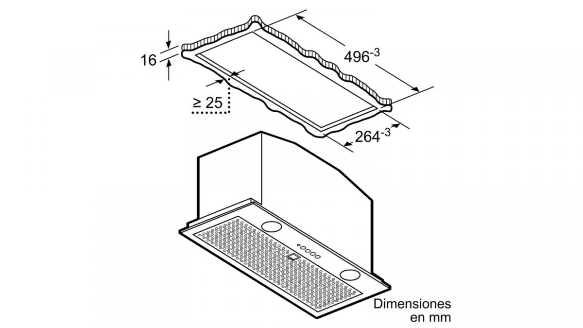 GRUPO FILTRANTE BALAY 3BF267EX 52CM INOX 690M3-H