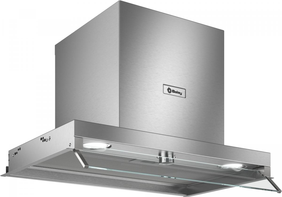 CAMPANA INT. BALAY 3BD866MX 60CM A INOX CRISTAL 620M3-H