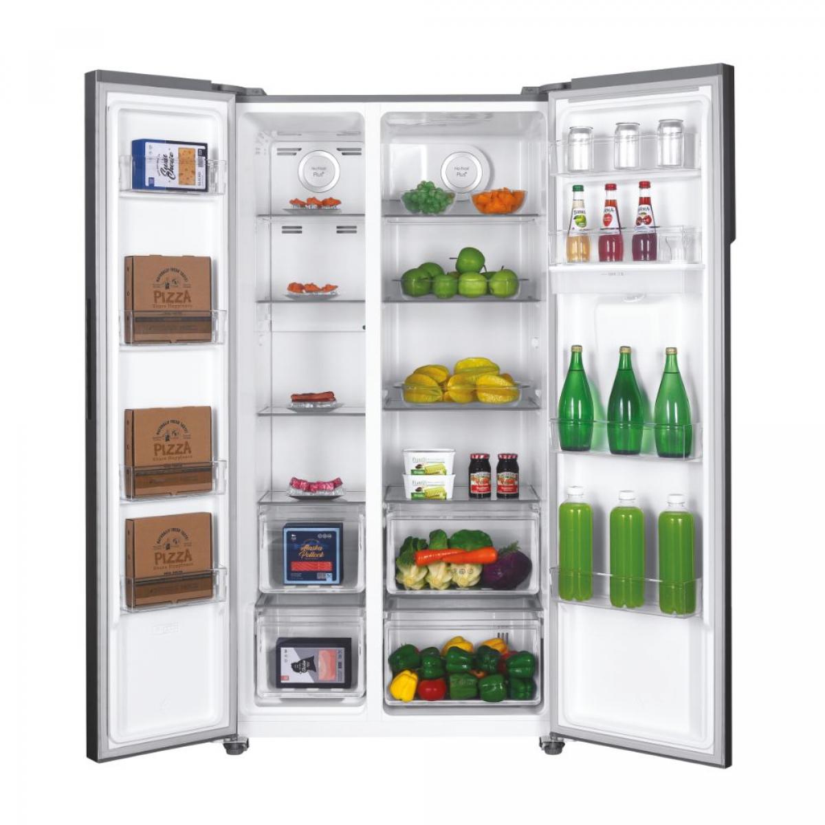AMERICANO CANDY CHSBSO-6174XWD 177X90 NF E DISP.AGUA INVERTER 518L INOX