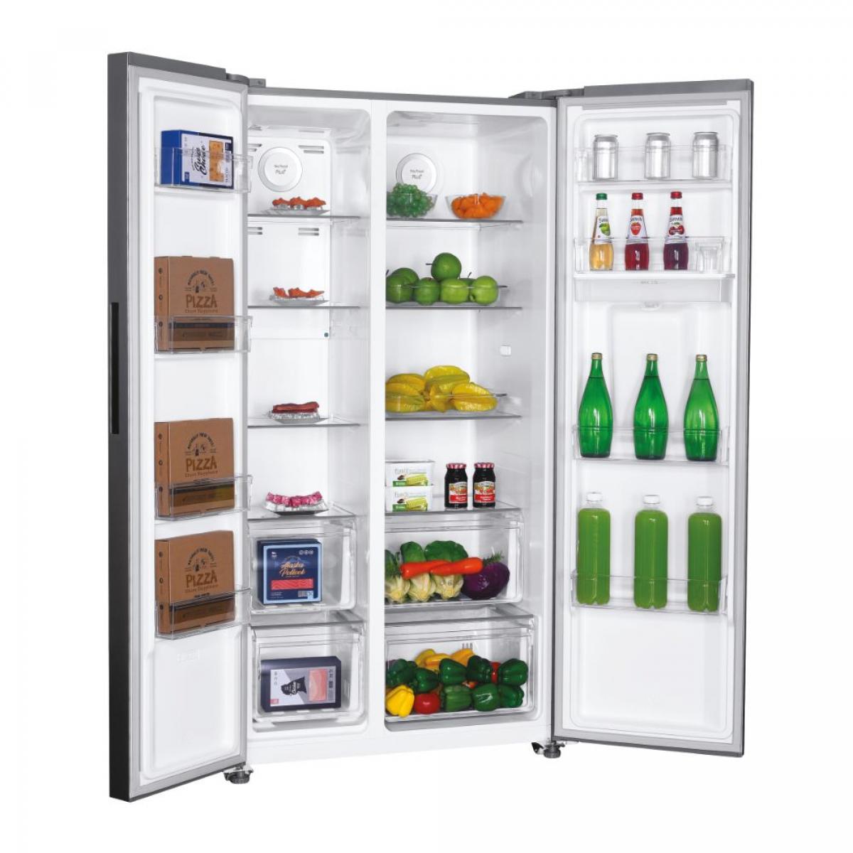 AMERICANO CANDY CHSBSO-6174XWD 177X90 NF E DISP.AGUA INVERTER 518L INOX