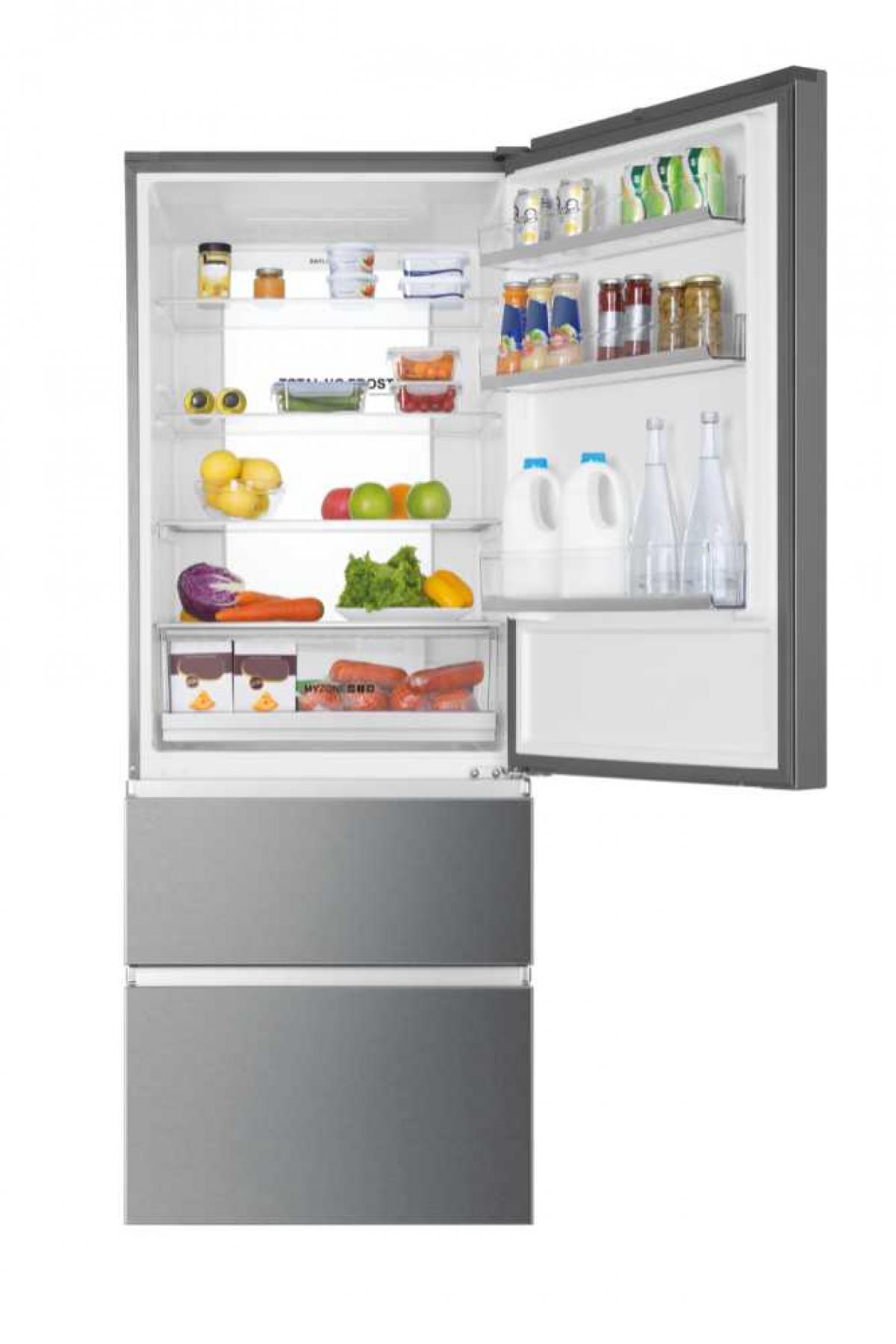 COMBI HAIER A3FE743CPJ 190,6X70 MF E INOX 450L DISP.CAJONES