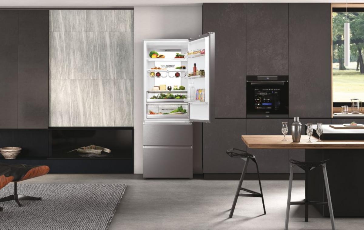 COMBI FRENCH DOOR HAIER HTW7720ENMP 201x70 NF E DISP.483L INOX