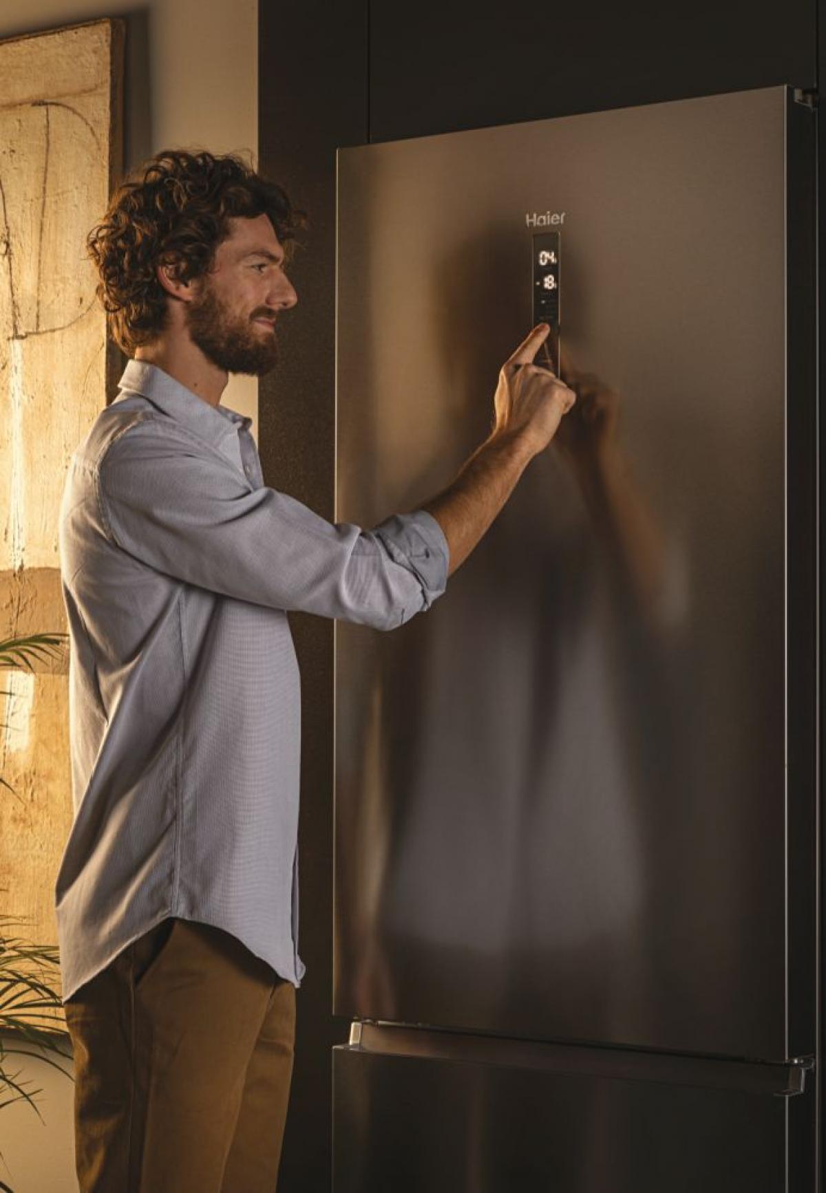COMBI FRENCH DOOR HAIER HTW7720ENMP 201x70 NF E DISP.483L INOX