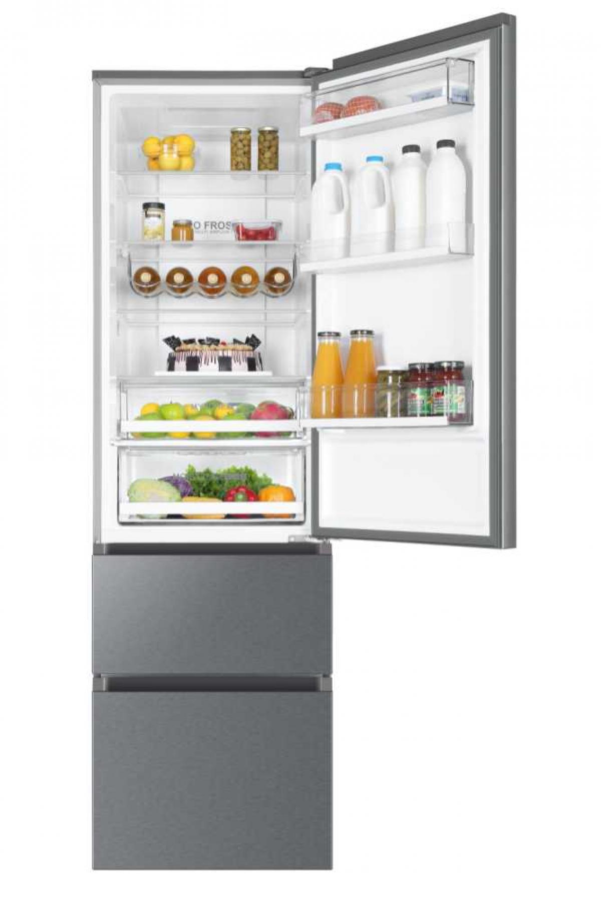 COMBI - FRENCH DOOR HAIER A3FE837CGJ 200,5X59,5 NF D INOX DISP.371L