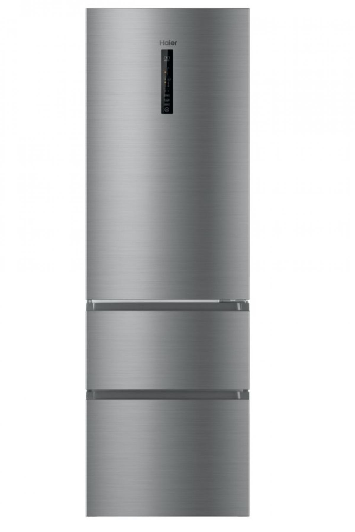COMBI - FRENCH DOOR HAIER HTR3619ENMN 190X59,5 NF E DISP. 348L INOX