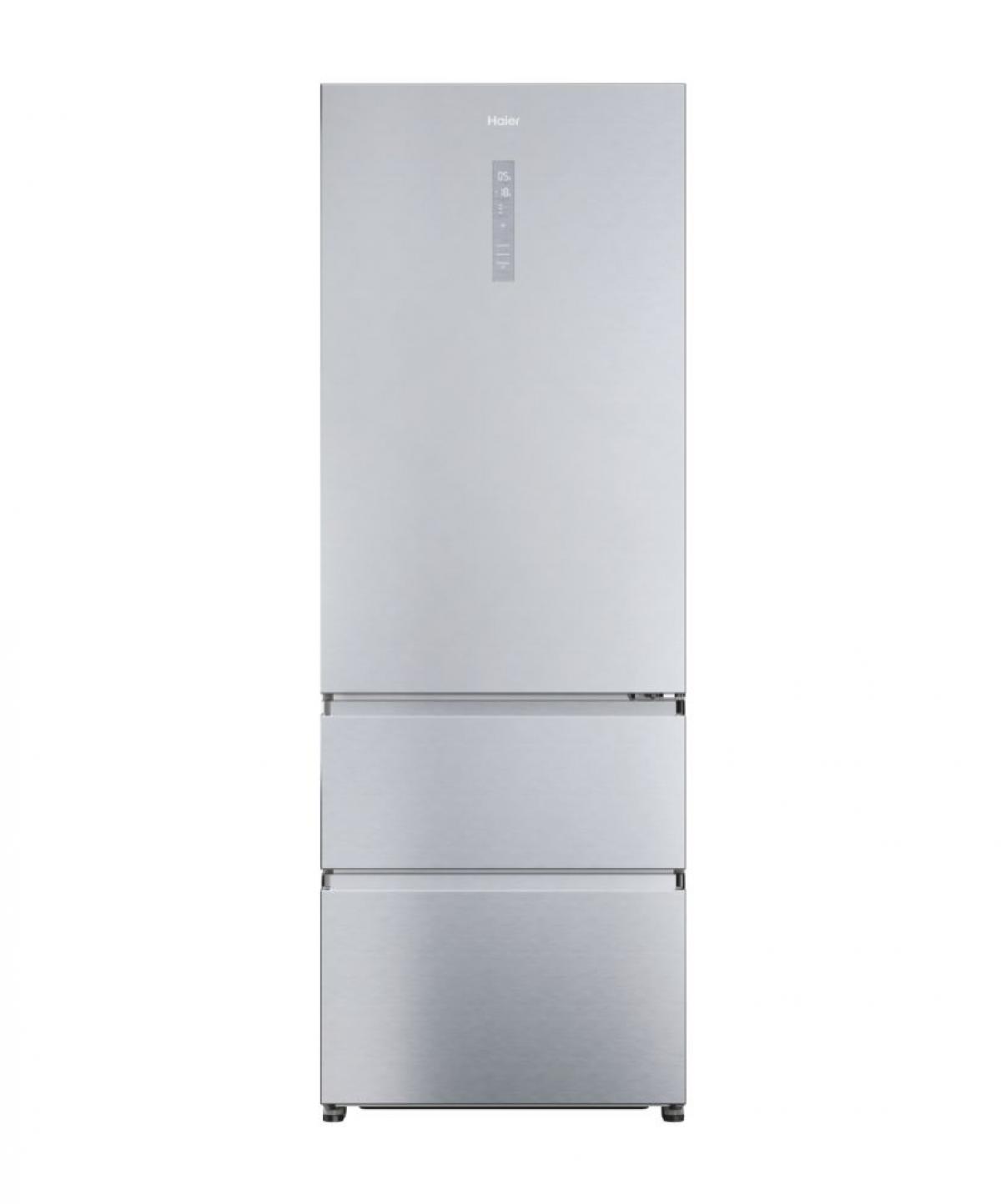 COMBI - FRENCH DOOR HAIER HTR5720ENMG 201X70 NF E DISP. 483L INOX