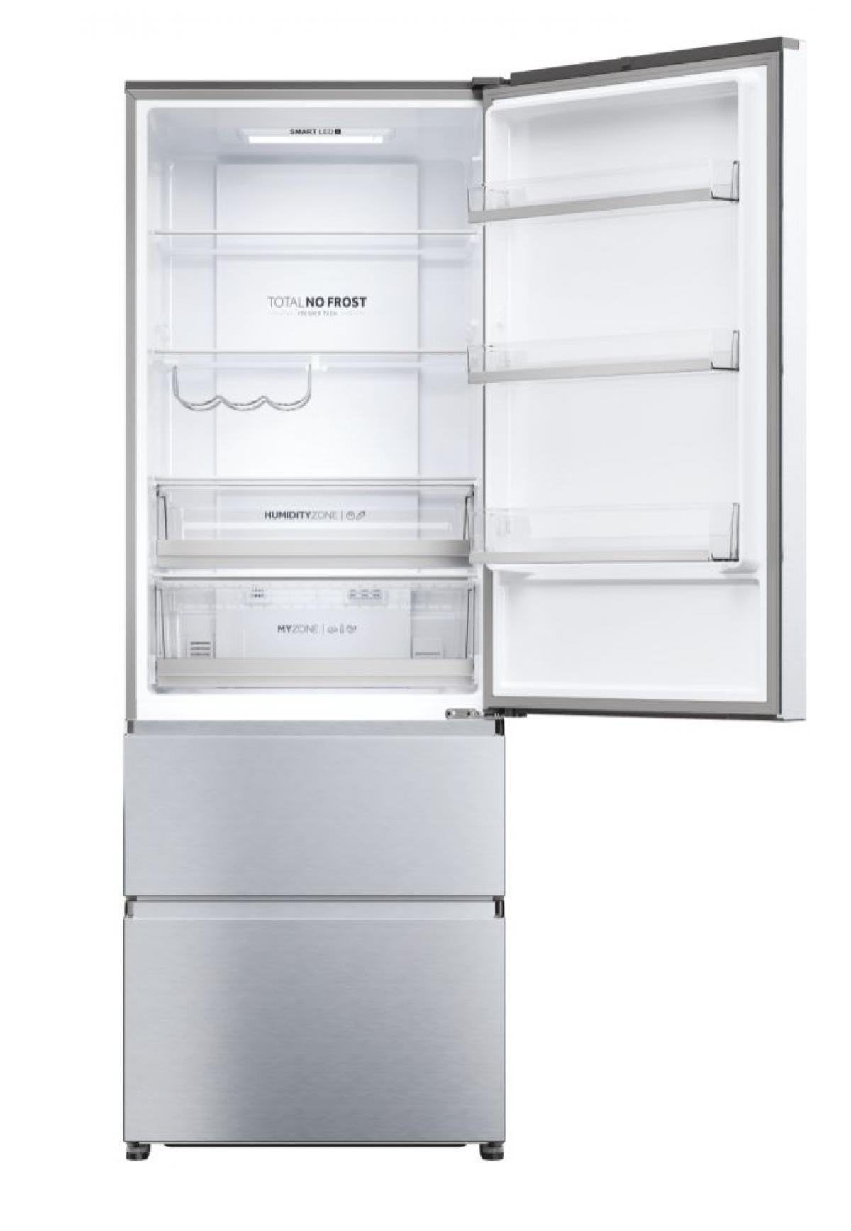 COMBI - FRENCH DOOR HAIER HTR5720ENMG 201X70 NF E DISP. 483L INOX