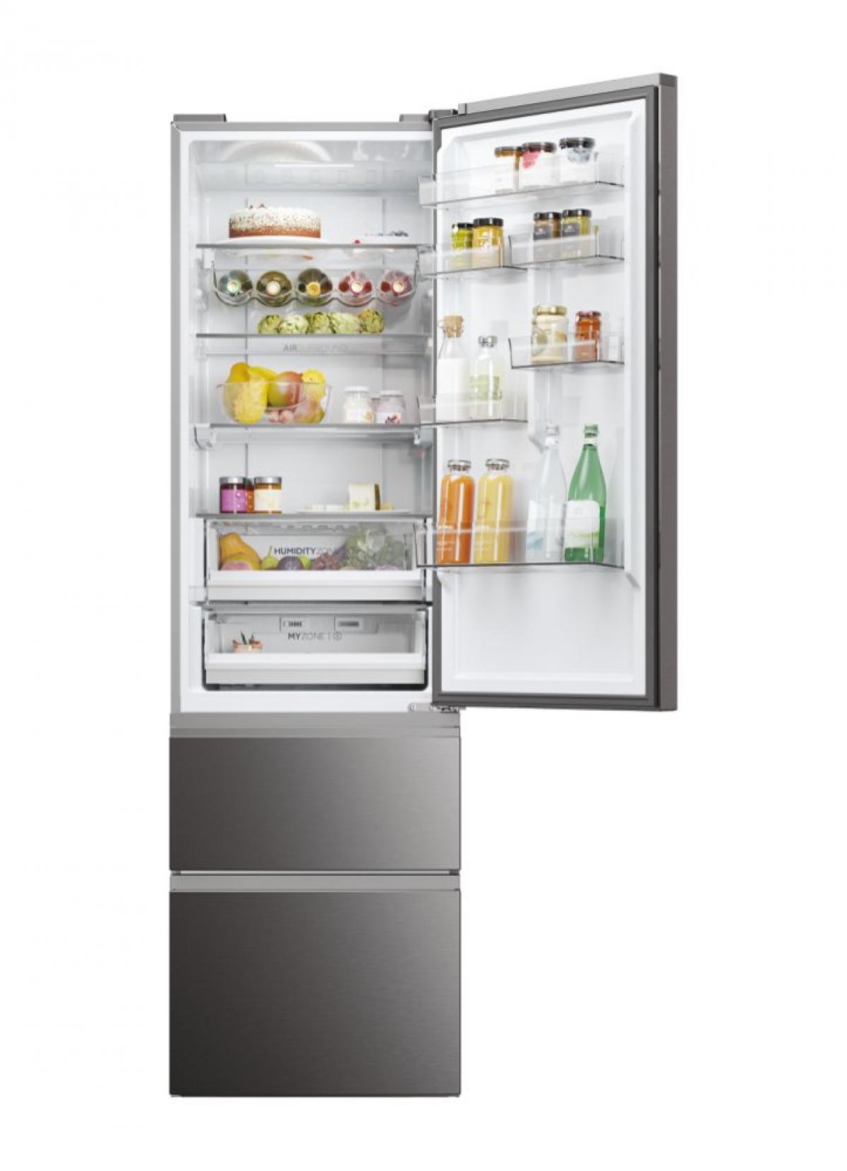COMBI FRENCH DOOR HAIER HTW5620CNMP NF C 205X59,5 NGO