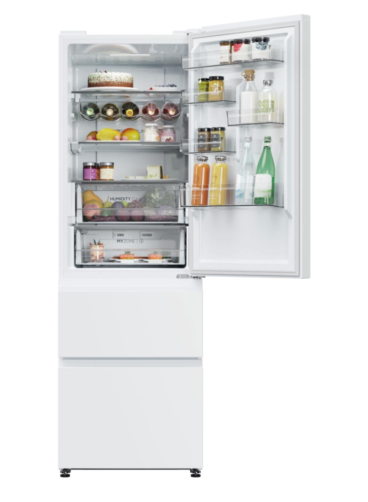 COMBI FRENCH DOOR HAIER HTW5618ENPW 185X59,5 NF E DISP. WIFI BCO