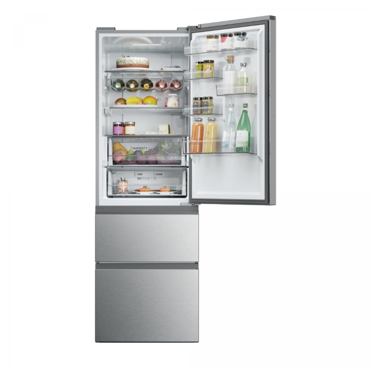 COMBI FRENCH DOOR HAIER HTW5618ENMG 185X59,5 NF E DISP. INOX