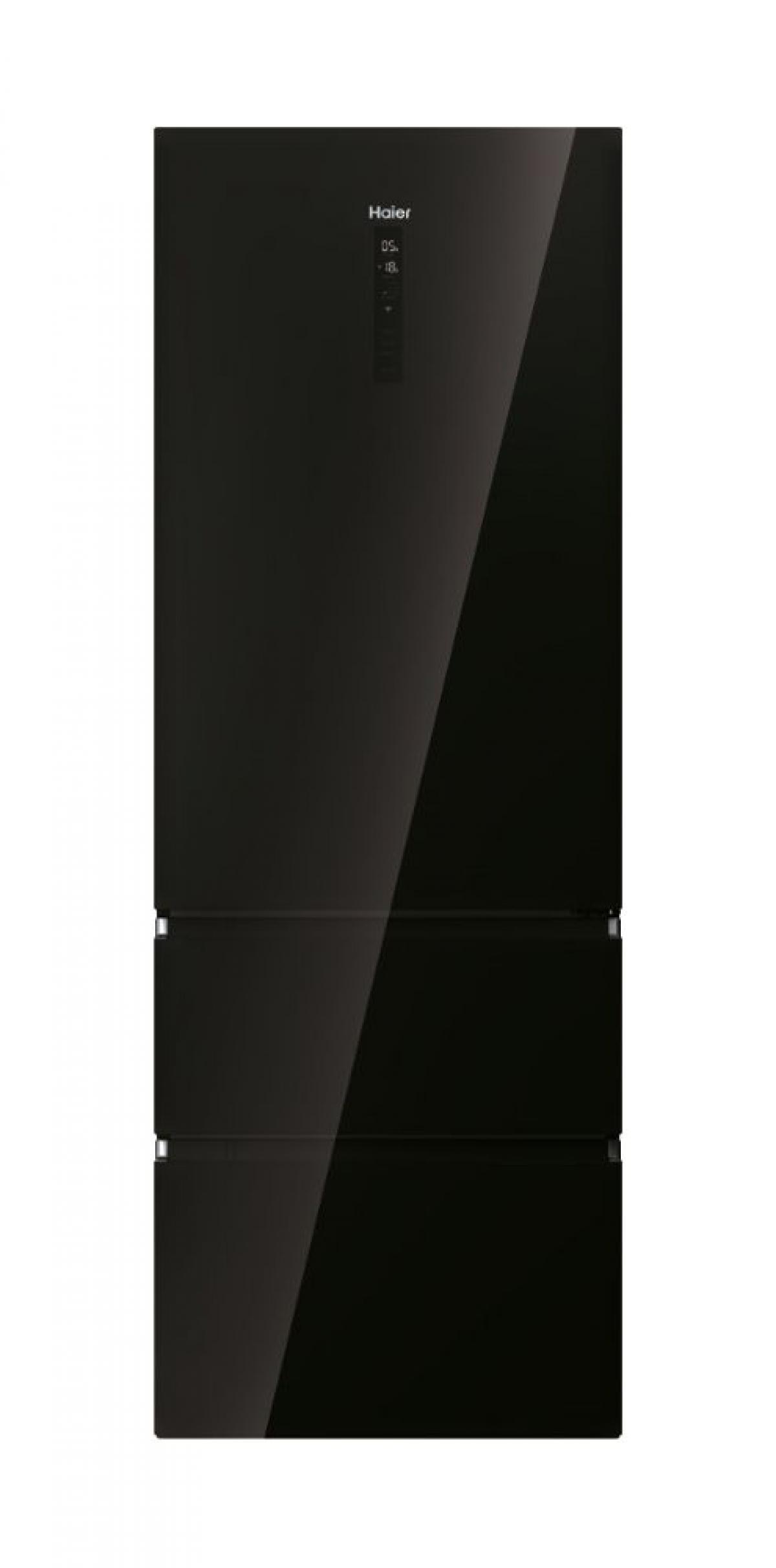 COMBI FRENCH DOOR HAIER HTW7720DNGB 201X70 NF D INVERTER DISP. 483L CRIST.NGO
