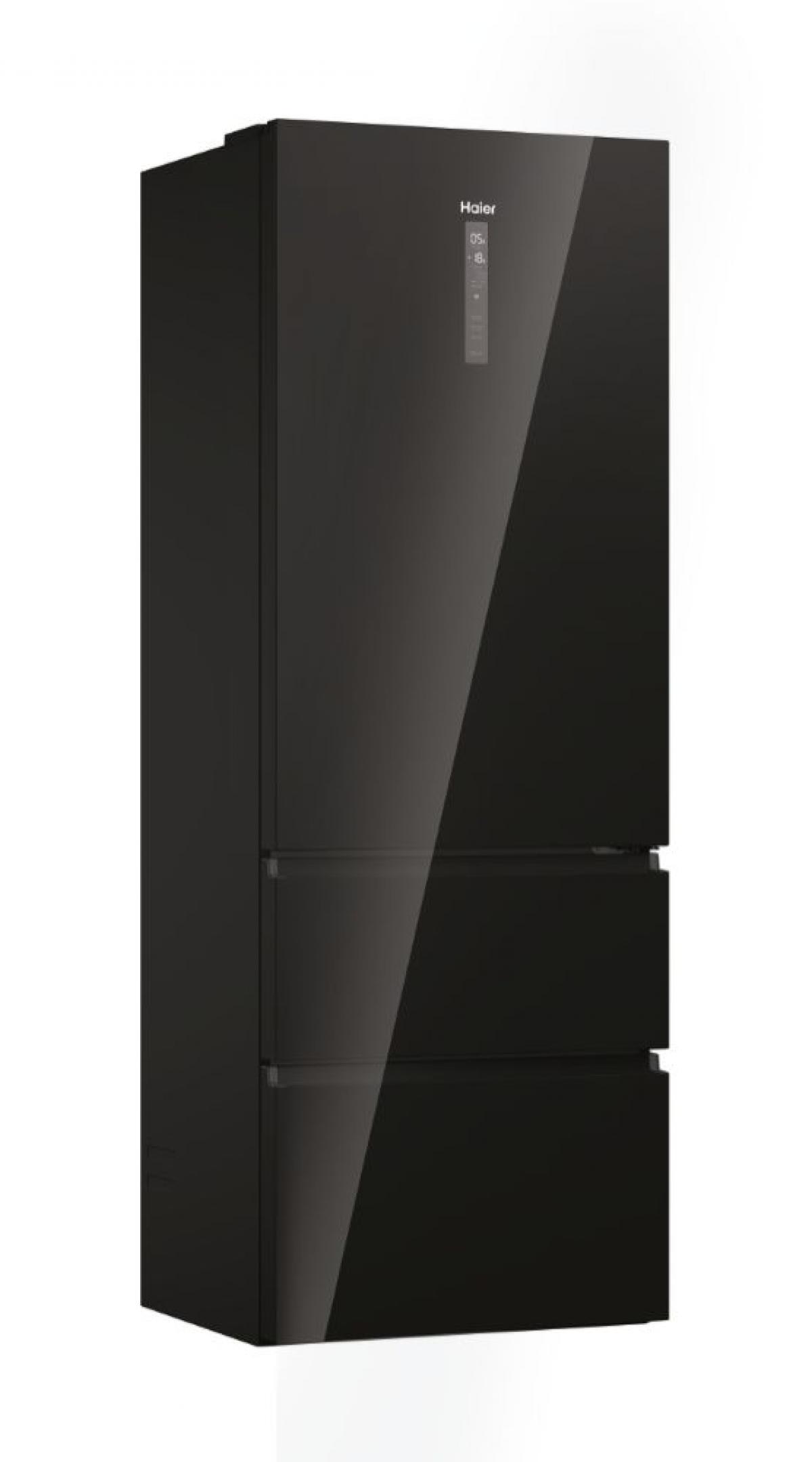 COMBI FRENCH DOOR HAIER HTW7720DNGB 201X70 NF D INVERTER DISP. 483L CRIST.NGO