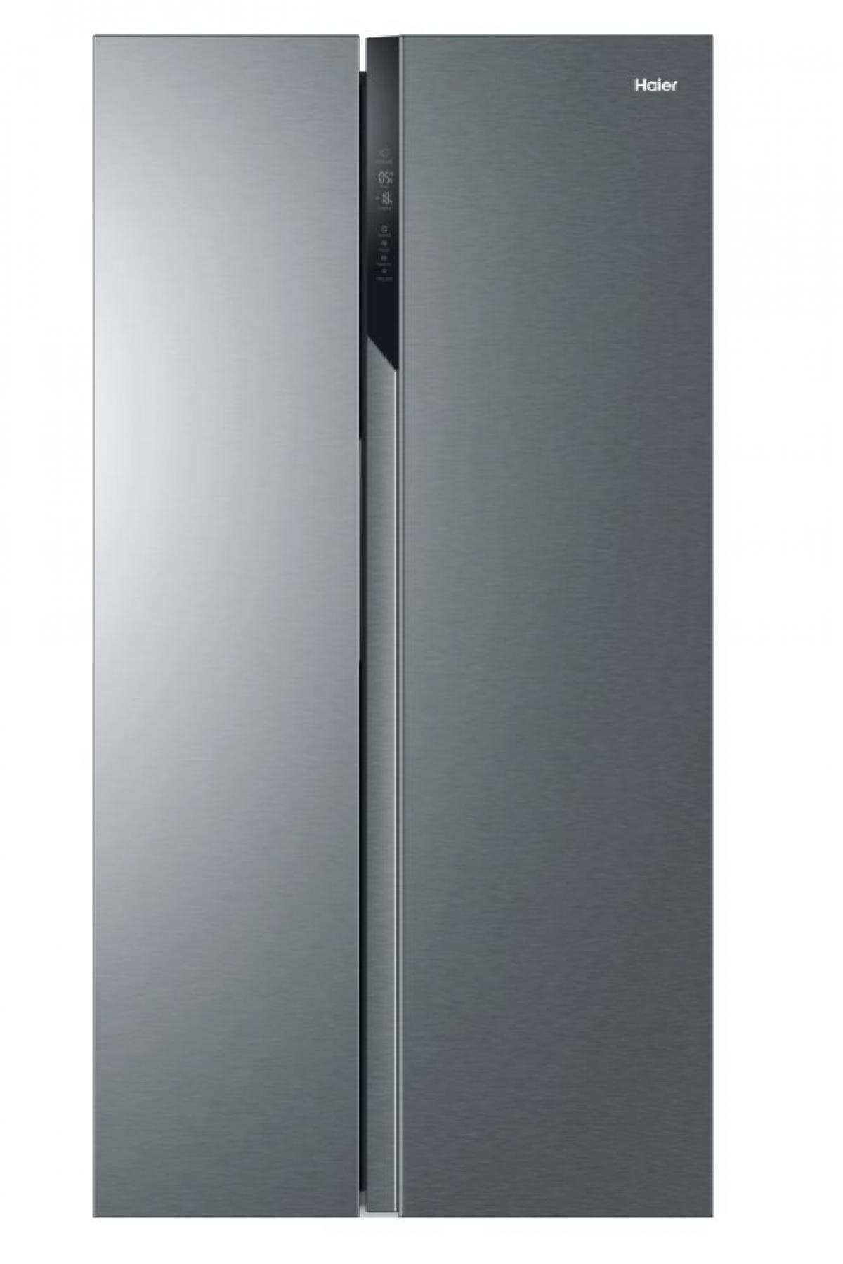 AMERICANO HAIER HSR3918ENPG 177.5X90.8 NF E INVERTER 528L PLATA