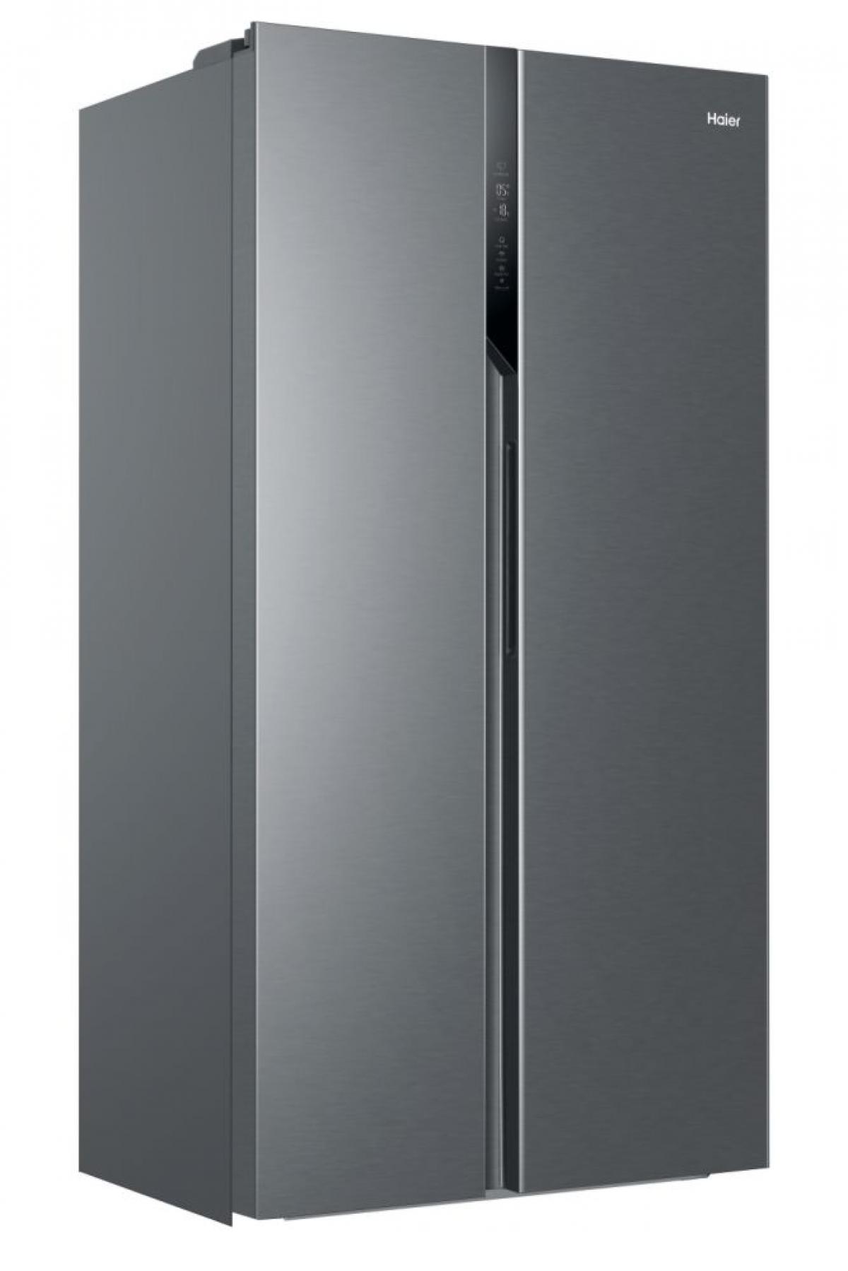 AMERICANO HAIER HSR3918ENPG 177.5X90.8 NF E INVERTER 528L PLATA