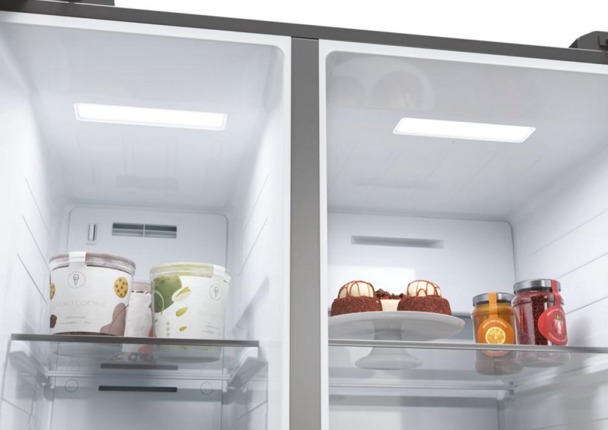 AMERICANO HAIER HSW59F18DIMM NF D 177,5X90,5 C-DISP. INOX